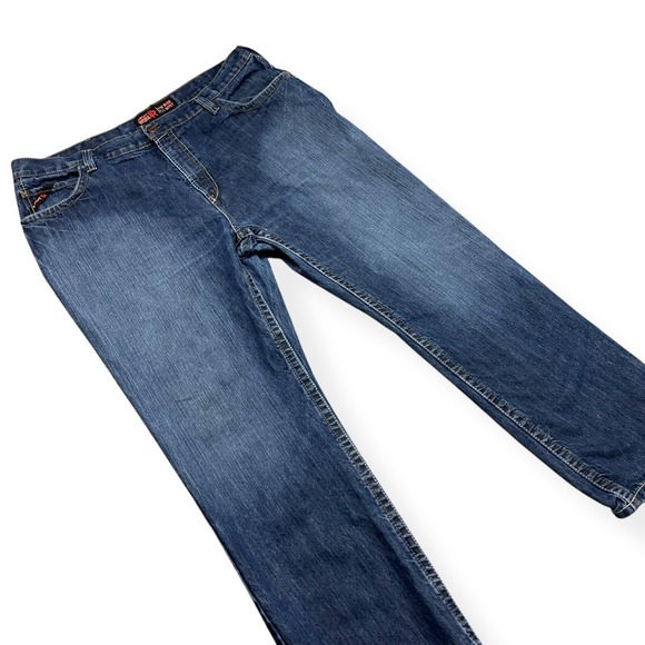 Ariat Work FR Men's Low Rise M4 Boot Cut Jeans 42x32 Flame Resistant HRC2 2112 - Picture 3 of 16
